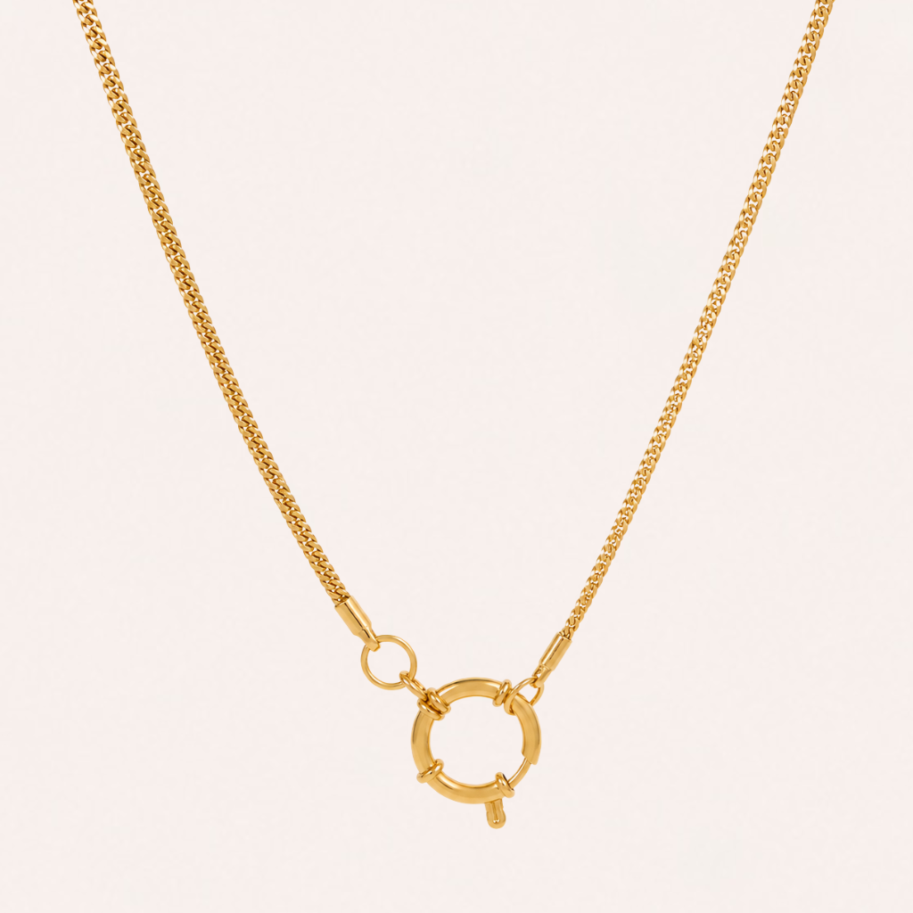 Silky Snake - Lock Necklace