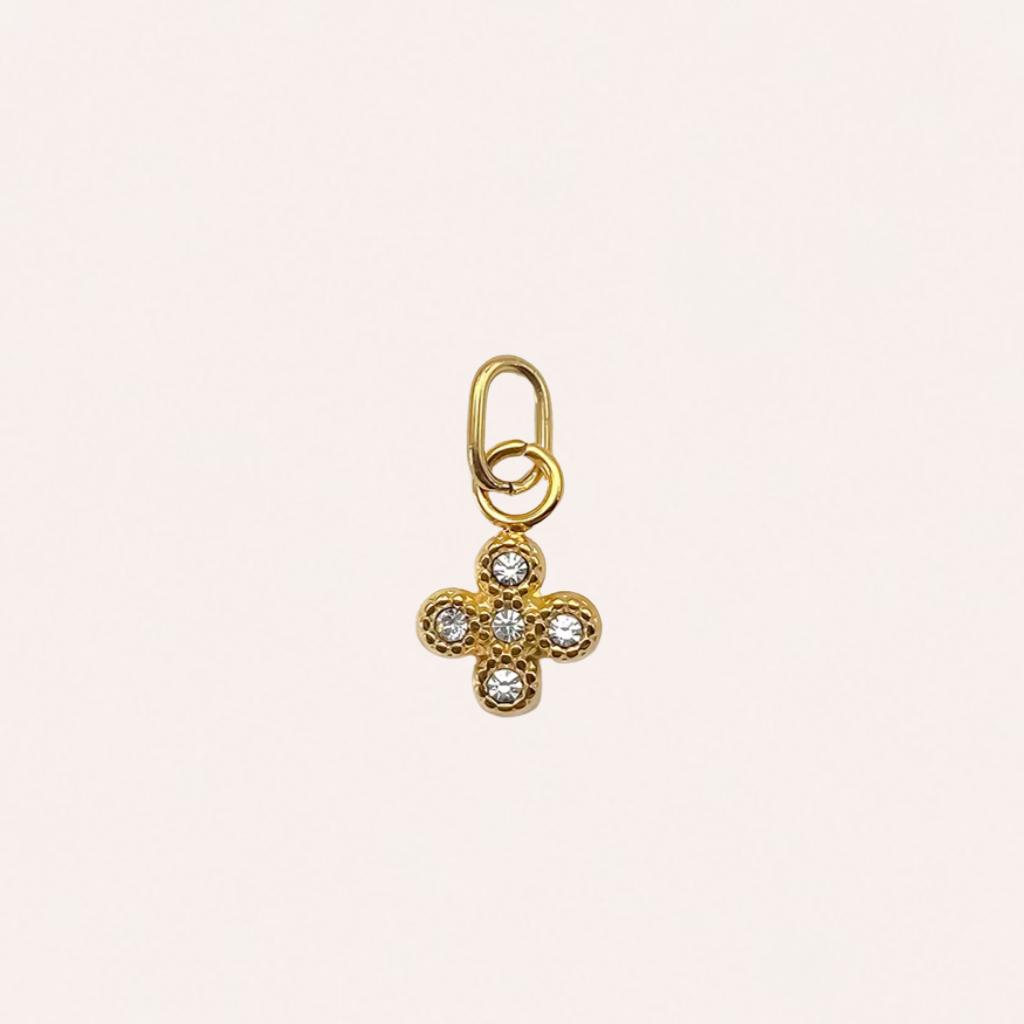 Little White Clover Charm