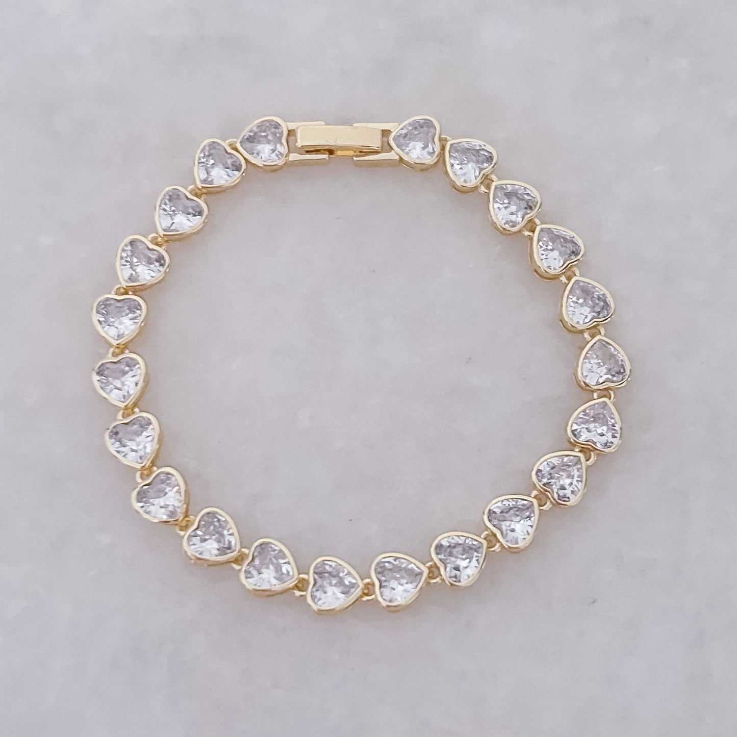 Diamantherz-Armband