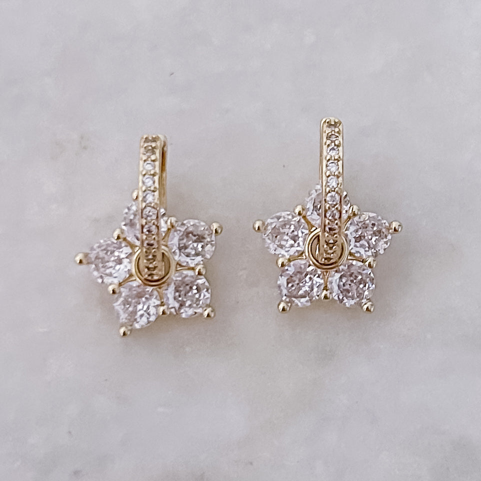 Crystal Blossom Earrings