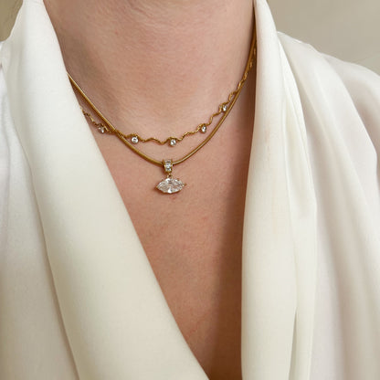 Diamond Eye Necklace