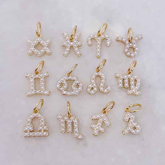 Perlen-Horoskop-Anhänger 