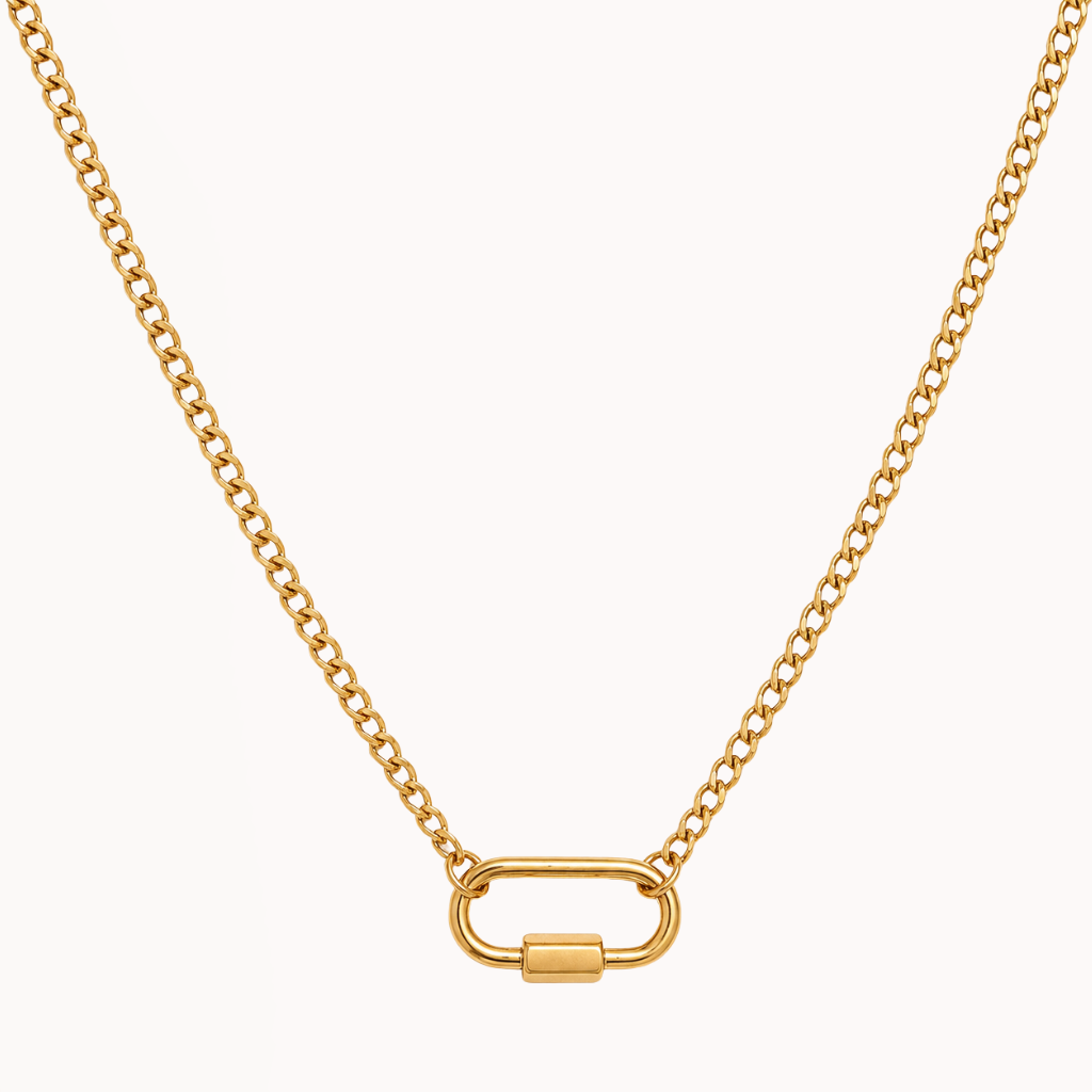 Coco Curb - Lock Necklace