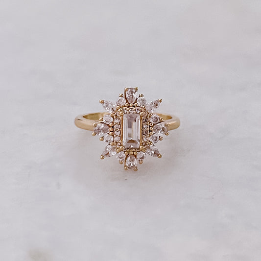 Strahlender Diamantring