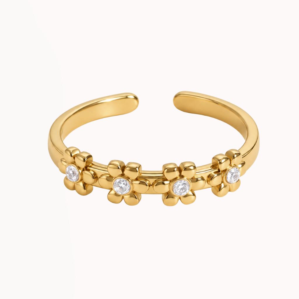 Four Flowers Ring