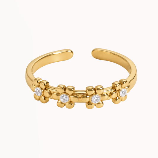 Four Flowers Ring