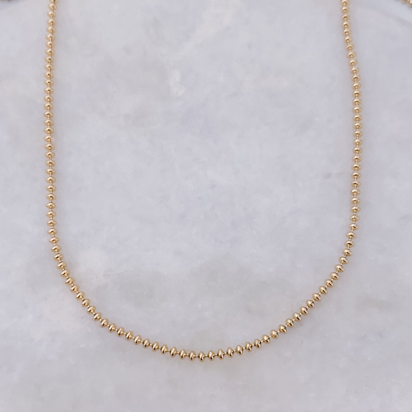 Fine Rondelle Necklace - 45cm