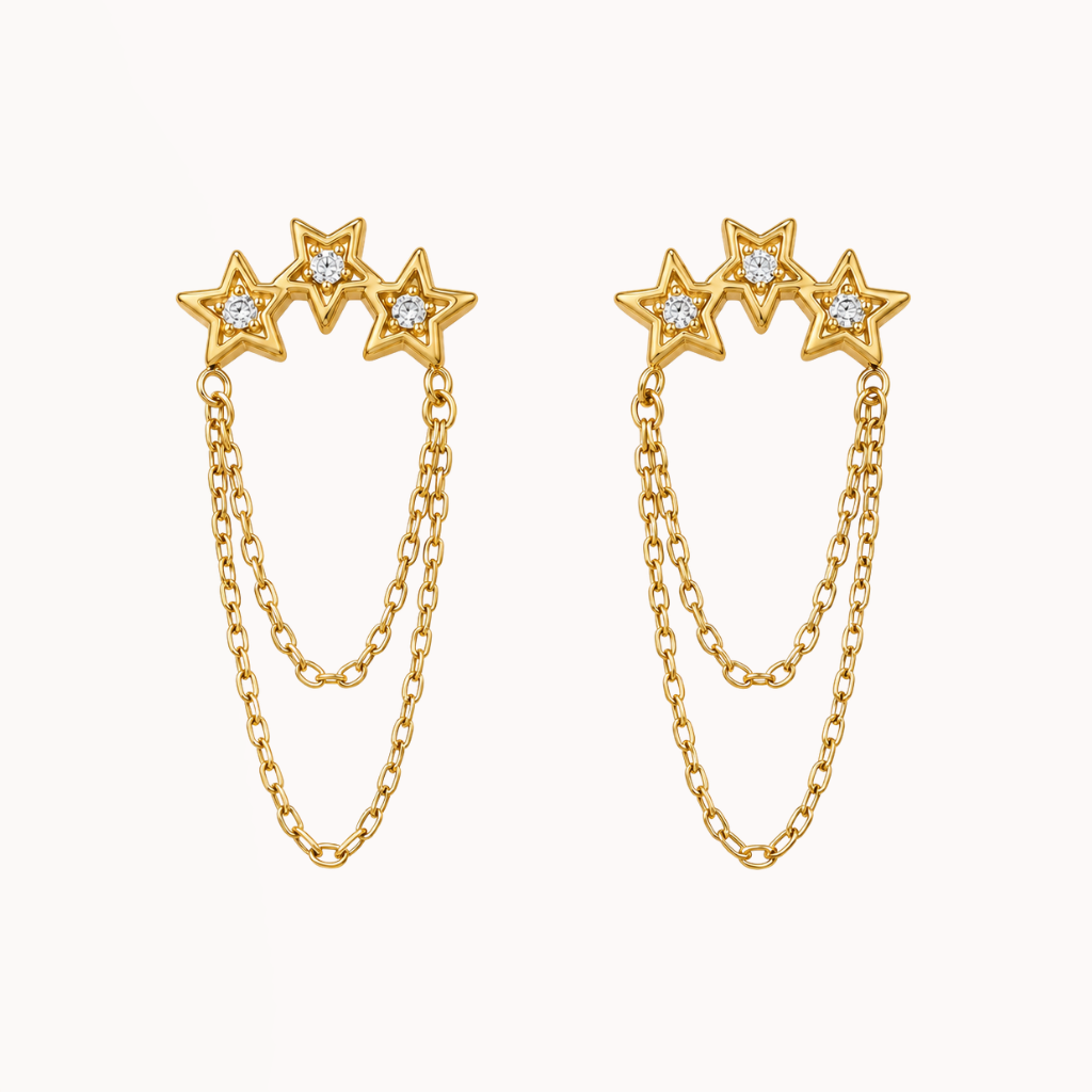 Triple Stars Chain Pins