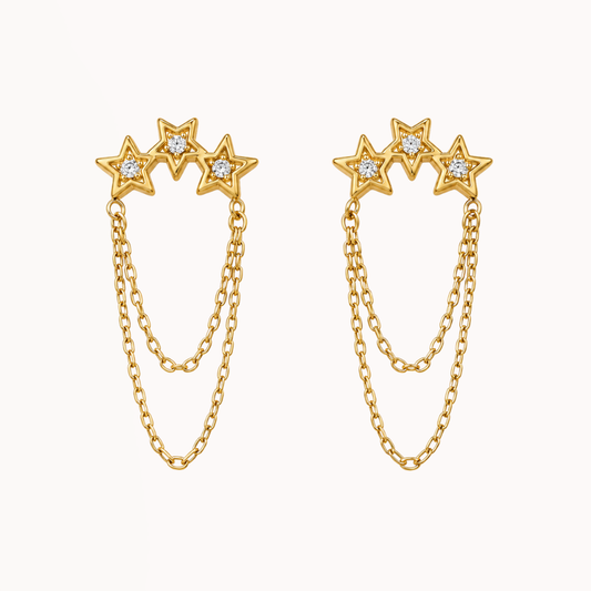 Triple Stars Chain Pins