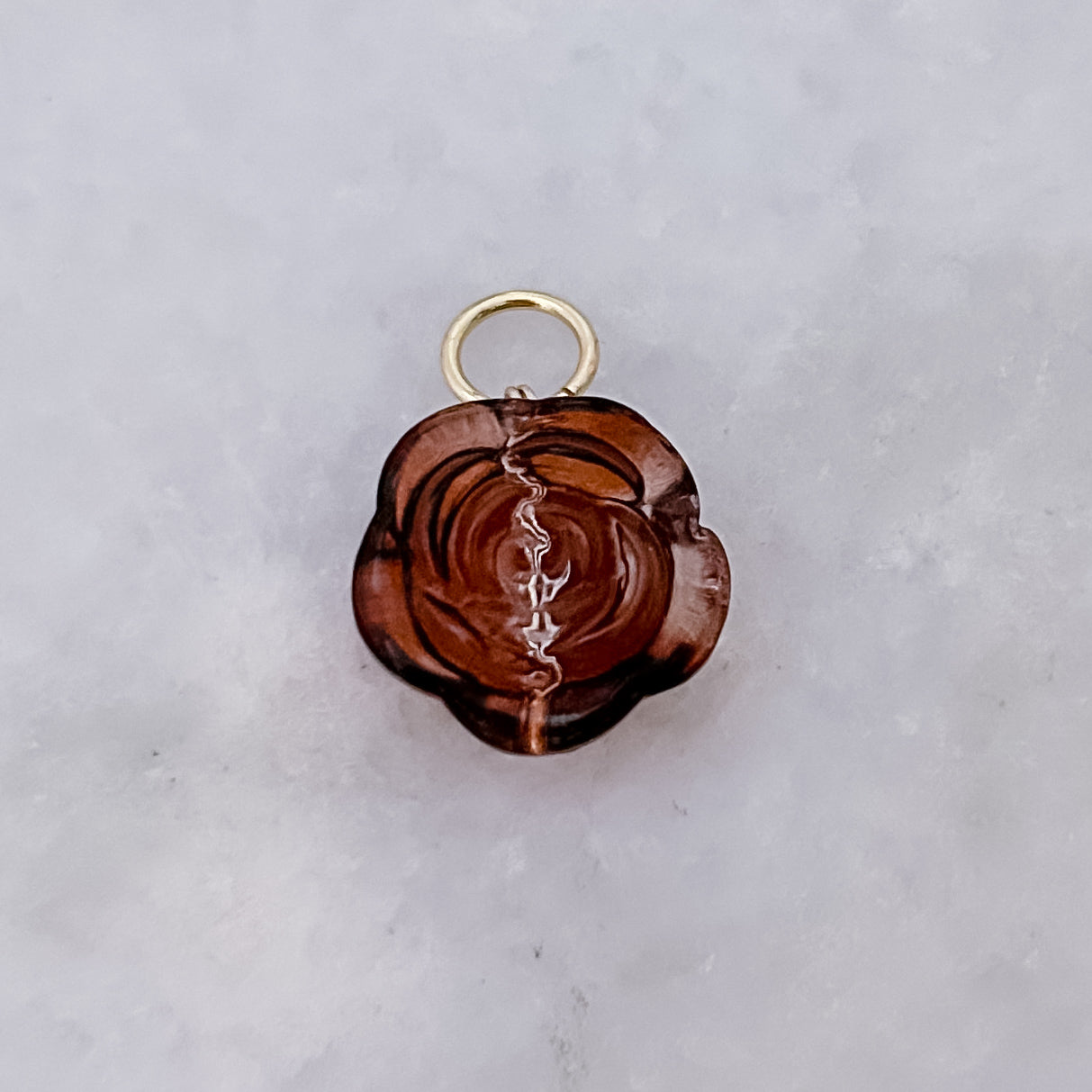 Braune Rose - Charm