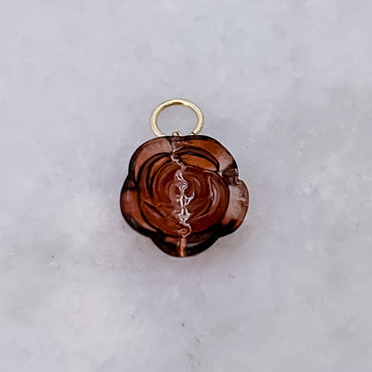 Braune Rose - Charm