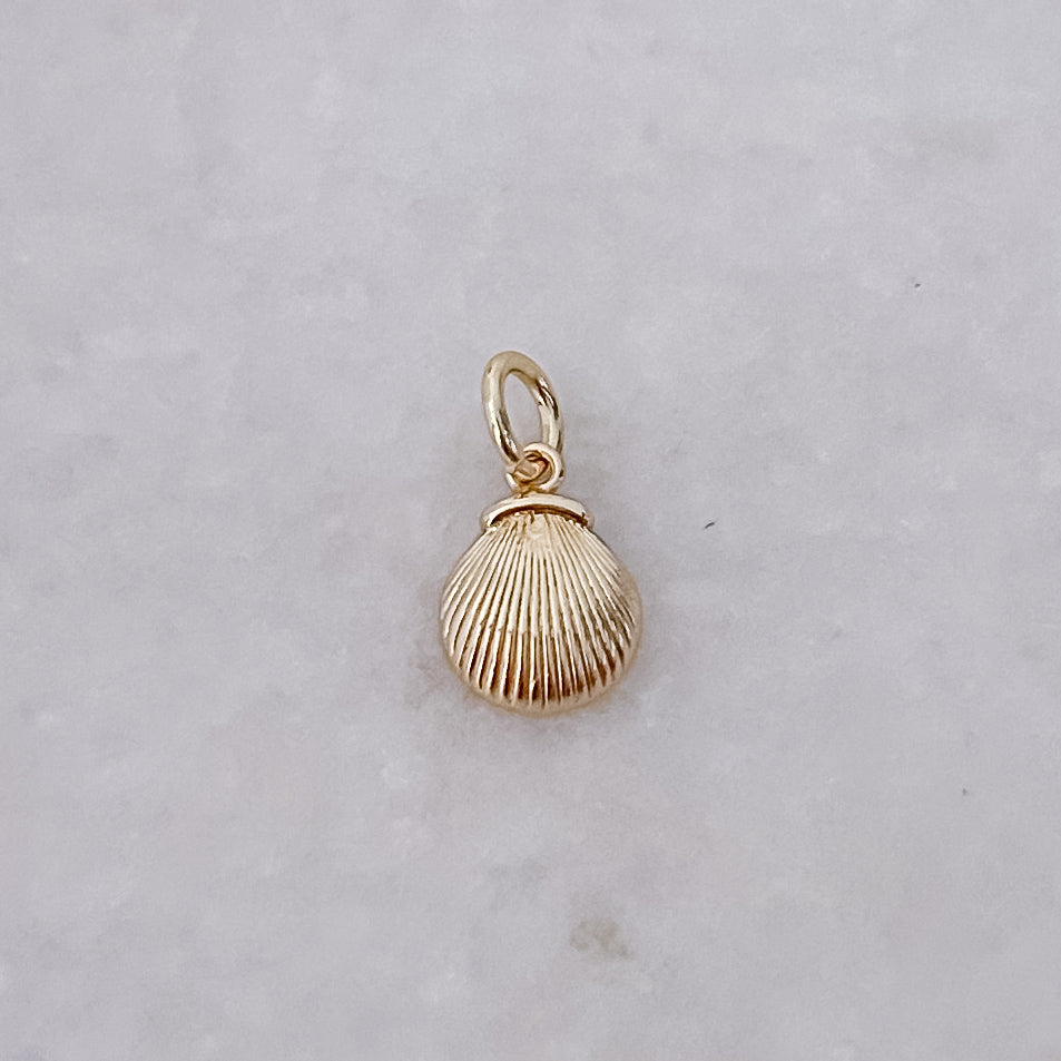 Golden Tide Shell - Charm