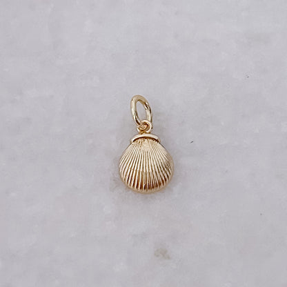 Golden Tide Shell - Charm