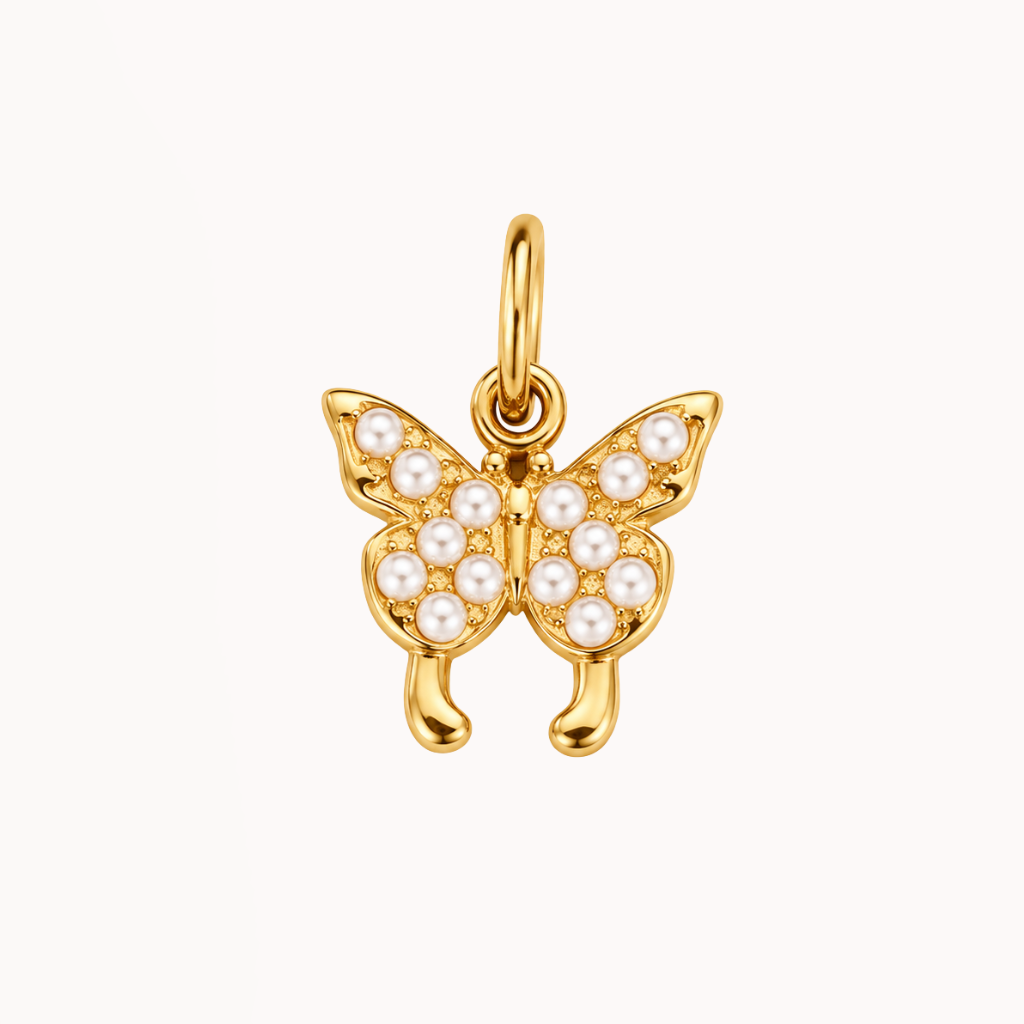 Pearl Butterfly - Charm