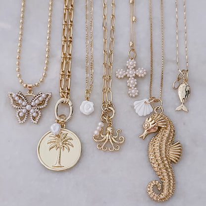 Pearl Octopus Necklace