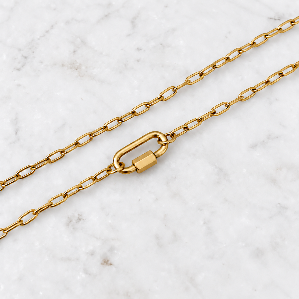 Yumi - Lock Necklace