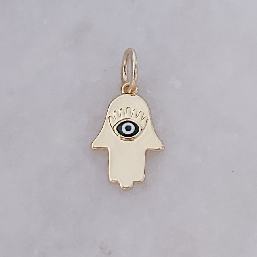 Hamsa mit schwarzen Augen – Anhänger