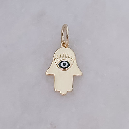 Hamsa mit schwarzen Augen – Anhänger