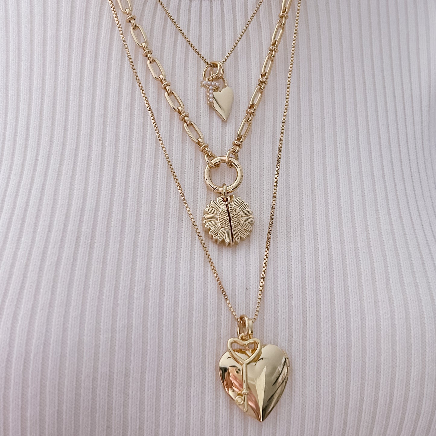 Sonnenblume mit versteckter Botschaft – Charm