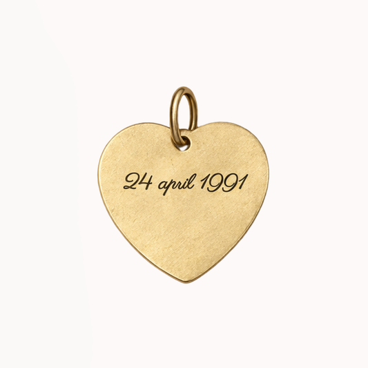 Big Heart - Engraved Charm