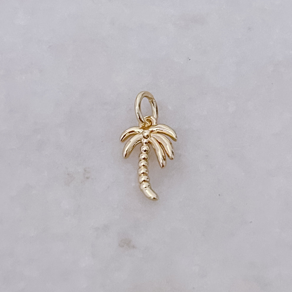Gold Palmtree - Charm