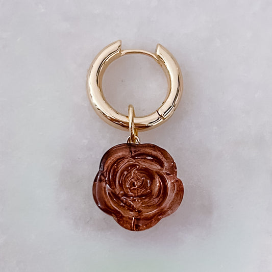 Brown Rose – Klassische, auffällige Creolen