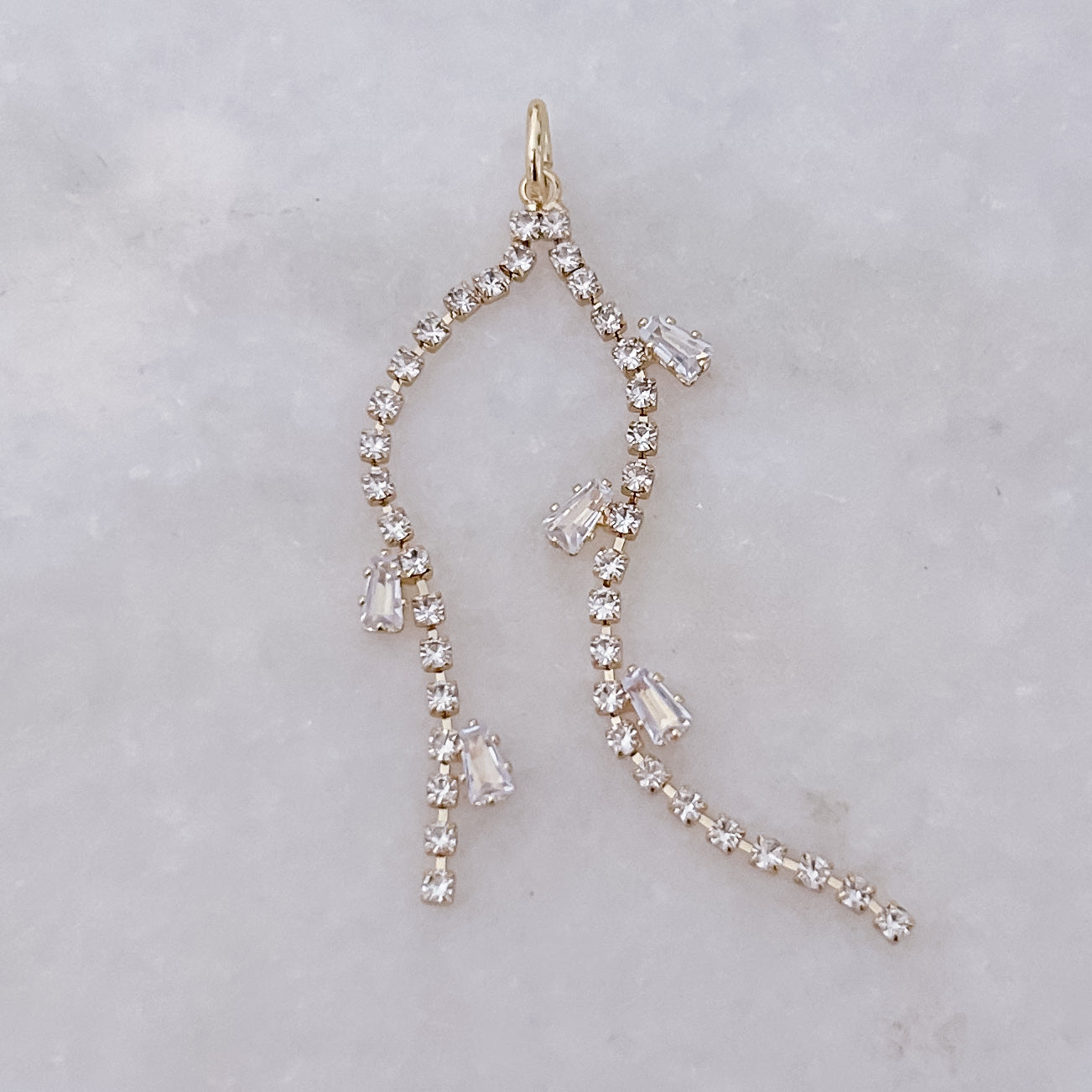 Zirconia Drop - Charm