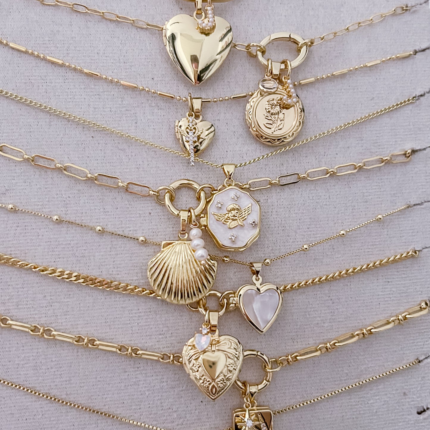 Shell Locket - Charm