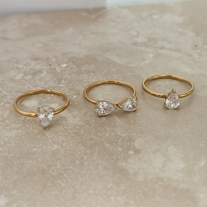 Triple Clover Ring