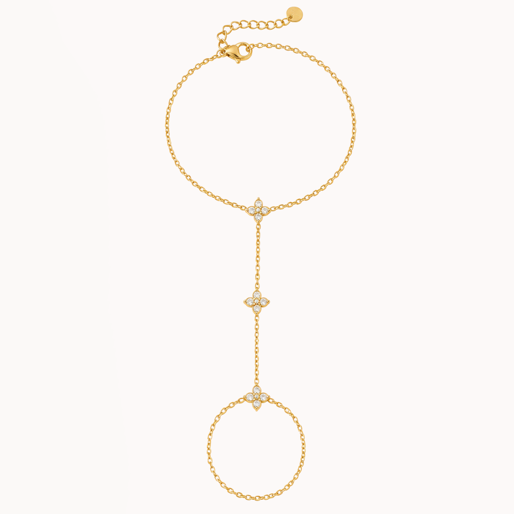 Three Clover Hand Chain