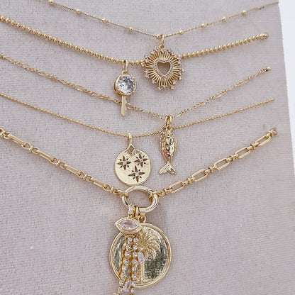 Triple Star Necklace