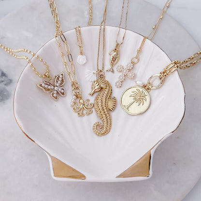 Pearl Octopus Necklace