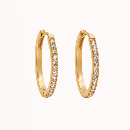 Oval Glamour Hoops