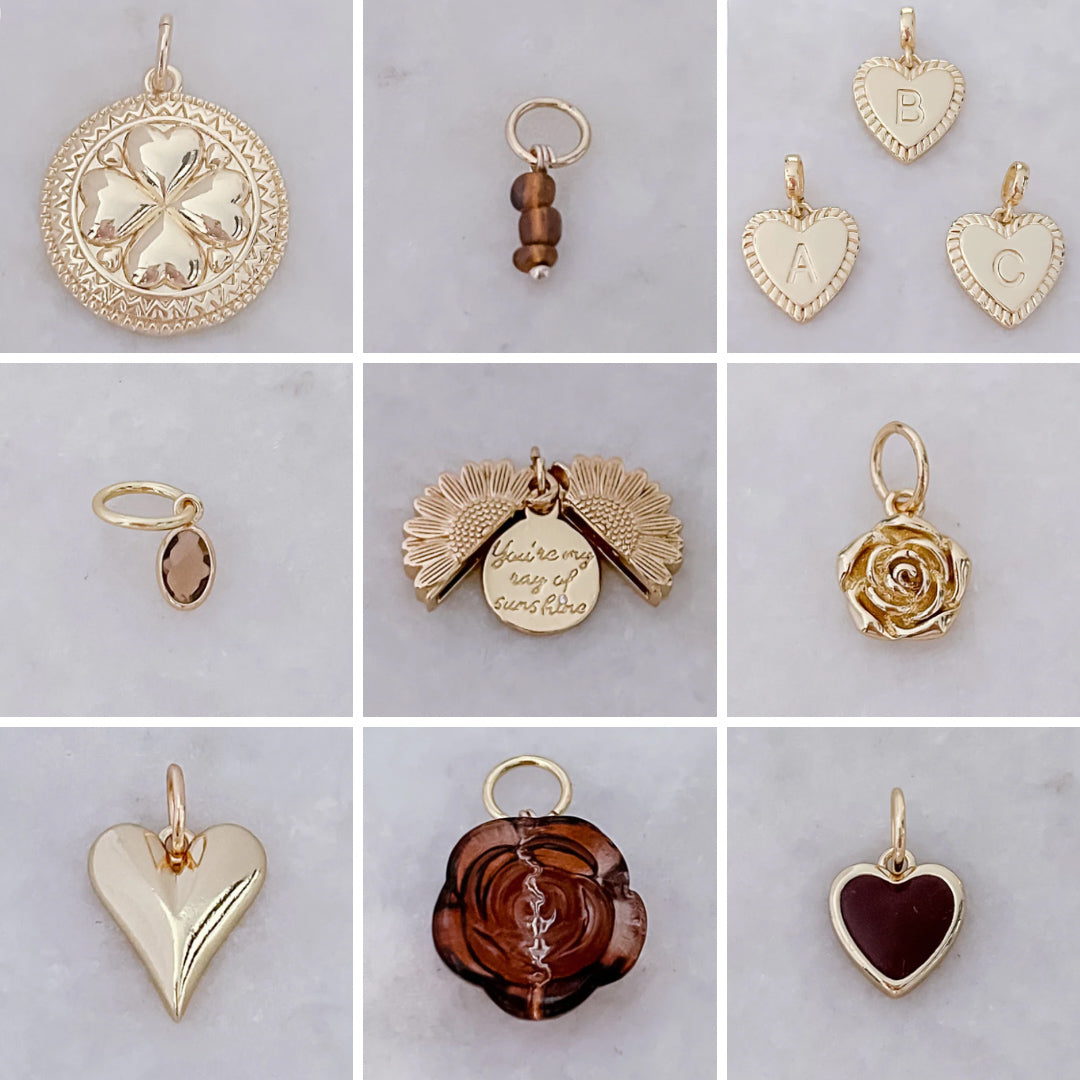 Beloved Brown - Charm Set