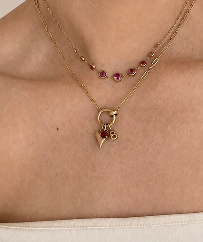 July - Lock Necklace