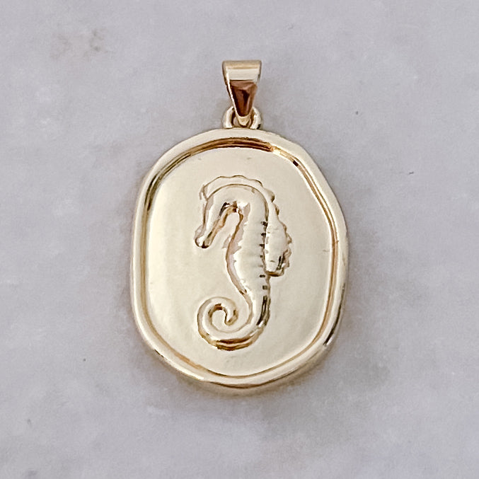 Seahorse Oval - Charm