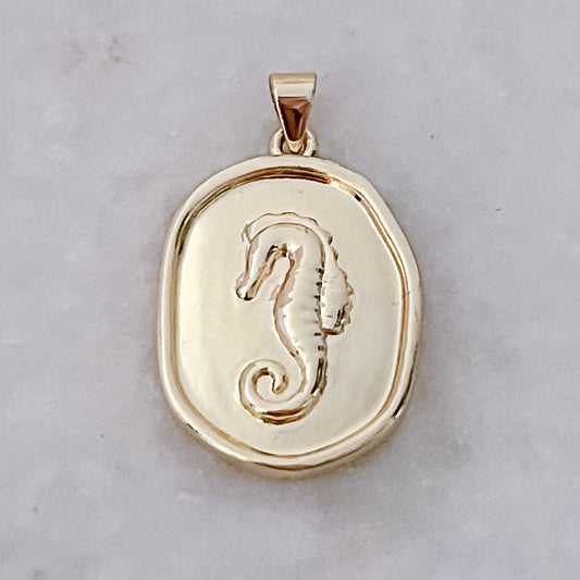 Seahorse Oval - Charm