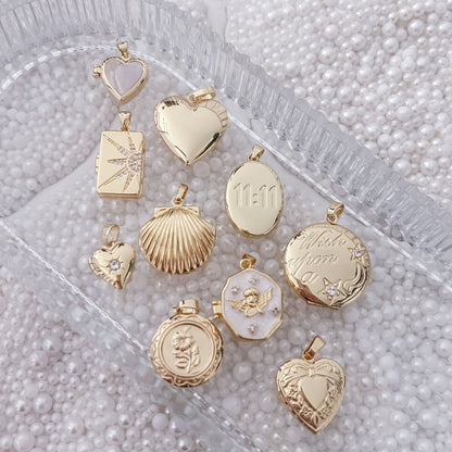 Shell Locket - Charm