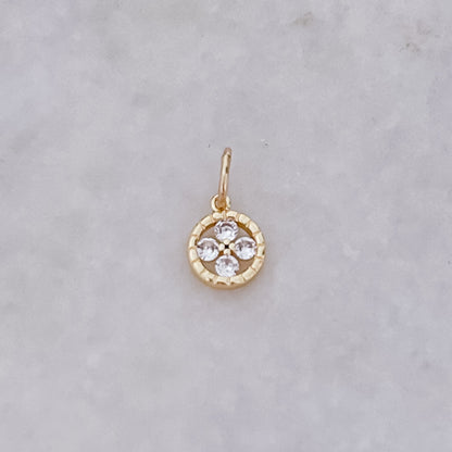 Monogramm Kleeblatt - Anhänger