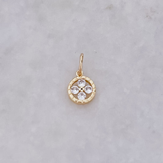 Monogramm Kleeblatt - Anhänger
