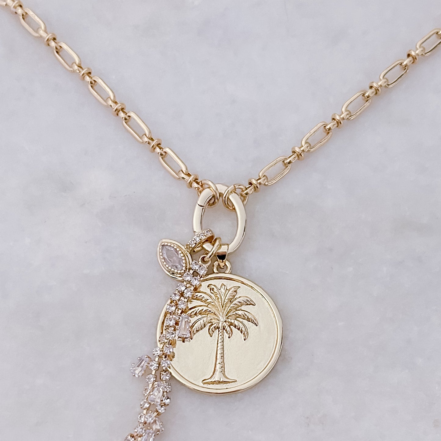 Zirconia Drop - Charm