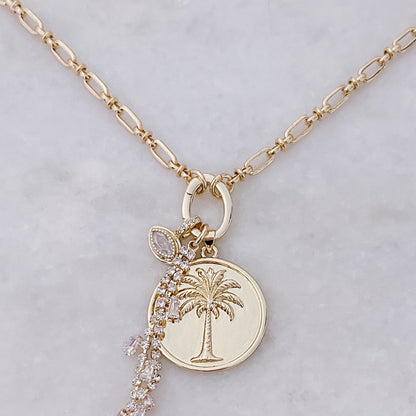 Zirconia Drop - Charm