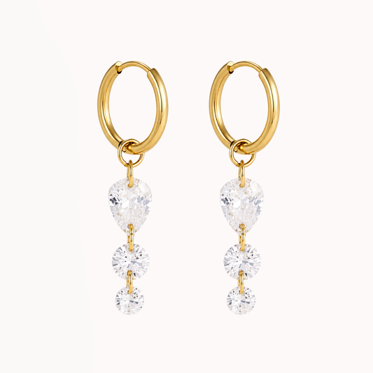 Triple Dianty Hoops