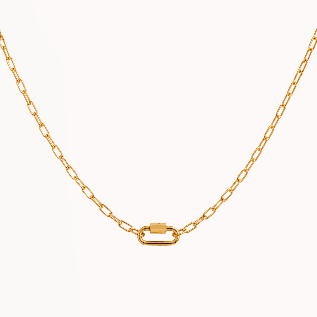 Yumi - Lock Necklace
