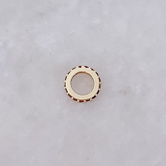 Brauner Ringperle - Anhänger