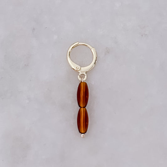 Doppelter brauner Perlen-Krepp, kleiner Reifen