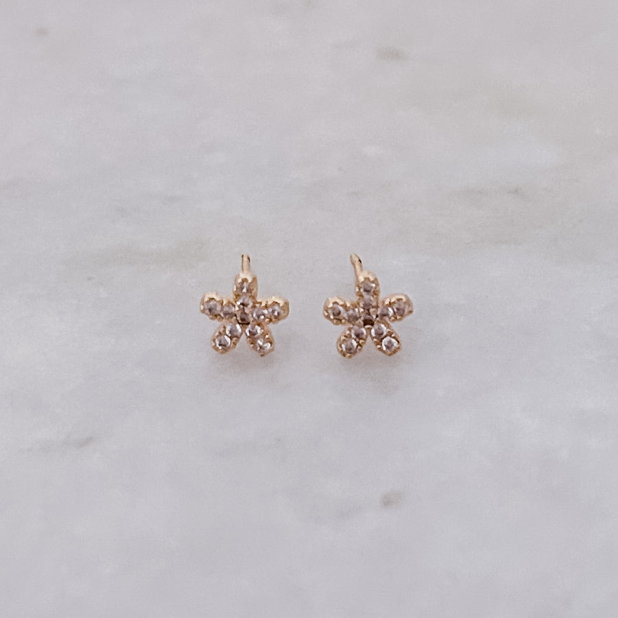 Sparkling Flower Pins