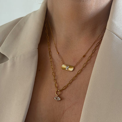 Oval Eye Necklace