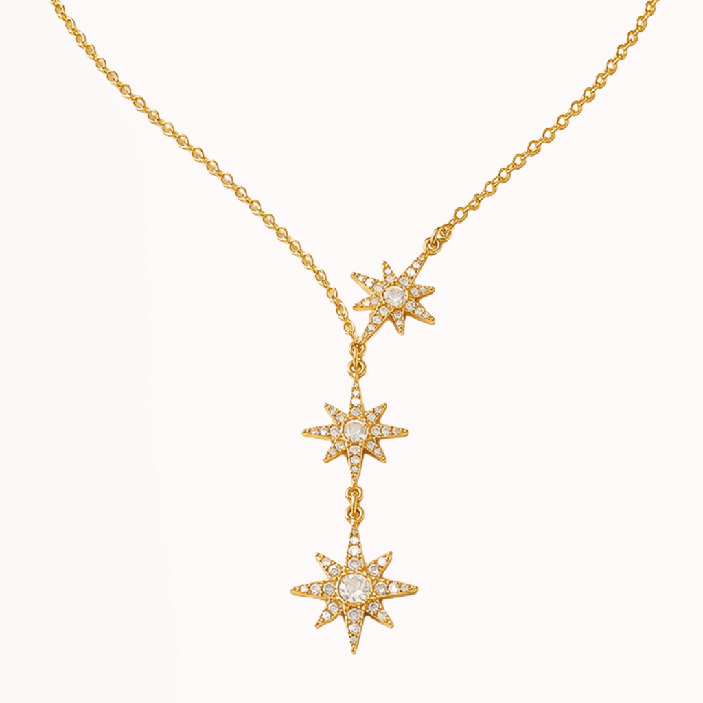 Triple Star Necklace