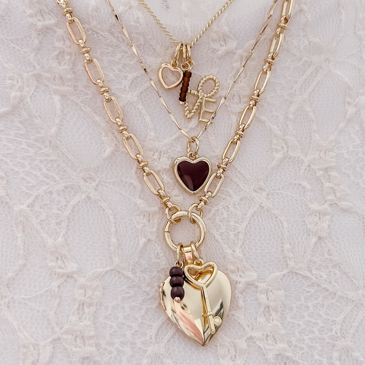 Mocca Stack Beads - Charm